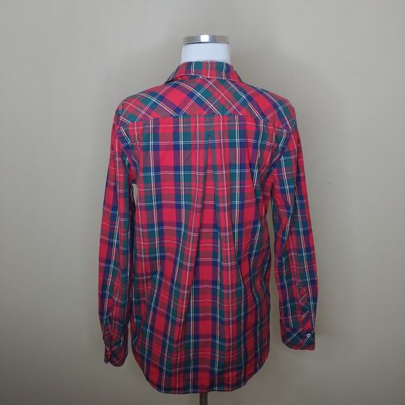 Vineyard Vines Button Up Shirt Relaxed Stewart Tartan Plaid - Picture 8 of 9